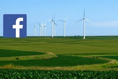 Технический центр, работающий на энергии ветра, построит Facebook в Техасе