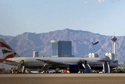 В аэропорту Лас-Вегаса из-за возгорания пассажирского самолета British Airways пострадали 14 человек
