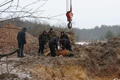 Под Светлогорском обезвредили авиабомбу, взрыв которой мог разрушить здания в радиусе 30 метров
