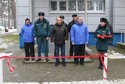 Хоккейная площадка появилась в специализированном лицее при Университете гражданской защиты МЧС Беларуси
