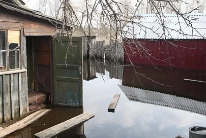 В Добруше остаются затопленными несколько частных подворий