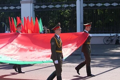 Гомельщина отметила День Государственных герба и флага