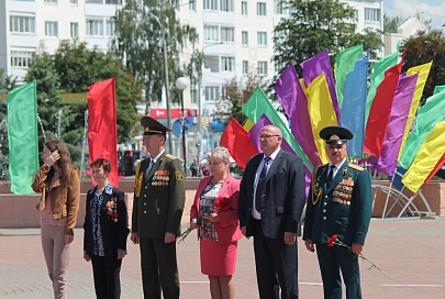 Жлобинщина отметила 74-ю годовщину со дня освобождения от немецко-фашистских захватчиков