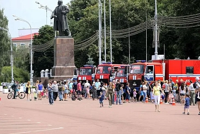 В Гомеле отпраздновали День пожарной службы