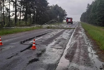 Последствия непогоды в Гомельской области
