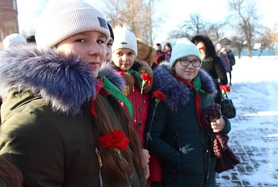 В Светлогорске прошел митинг, посвященный 75-летию освобождения Шатилок от немецко-фашистских захватчиков