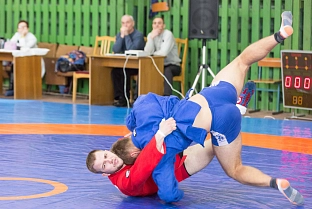 В Гомеле завершился открытый чемпионат Гомельской области по самбо среди мужчин