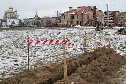 Практически в центре Светлогорска нашли крупнокалиберный артиллерийский снаряд