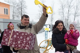 В Ельске открылся новый детский дом семейного типа