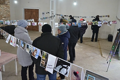 В Мозыре открылась выставка новогодних фотооткрыток