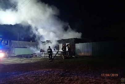 На пожаре в Гомельском районе погиб мужчина
