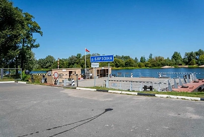 Приостановлена работа паромной переправы в Паричах Светлогорского района