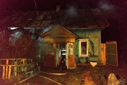 Двое мужчин погибли и один травмирован на пожаре в Рогачевском районе