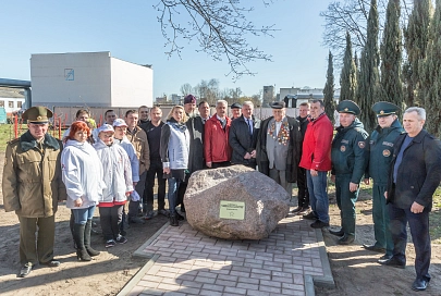 Яблоневая аллея Памяти заложена в Железнодорожном районе Гомеля