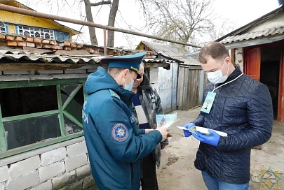 В Жлобинском районе запустили проект «Знания по безопасности с доставкой на дом»