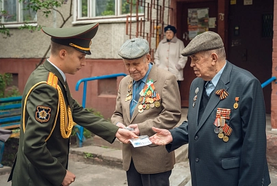 В Новобелицком районе Гомеля чествовали ветеранов Великой Отечественной войны