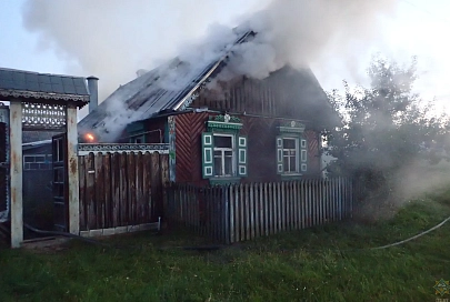 Пожар в Гомельском районе унес жизнь человека