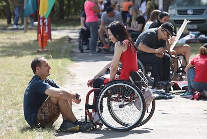 В Мозырском районе прошел 11-й Республиканский туристический слет инвалидов-колясочников «Полесские зори»