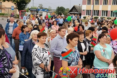 Митинг в поддержку сильной и процветающей Беларуси прошел в Ельске