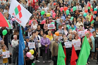 Жители Кормы вышли на митинг