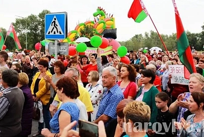 Наровляне выступают за мир, стабильность и спокойствие в Беларуси