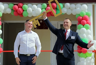 В Кормянском районе после реконструкции открылась Литвиновичская средняя школа