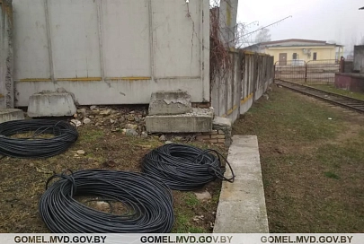 В Гомеле раскрыта кража кабеля, совершенная в январе этого года