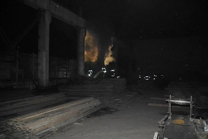 В Гомеле горела пилорама: спасатели ликвидировали пожар