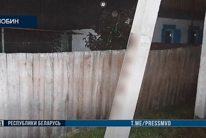 В Жлобине мужчина краской исписал столбы и дорогу. Приговор суда – 13 суток ареста