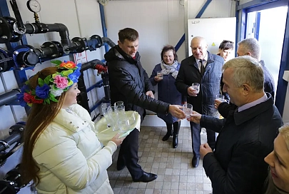 В двух населенных пунктах Калинковичского района открыли станции обезжелезивания