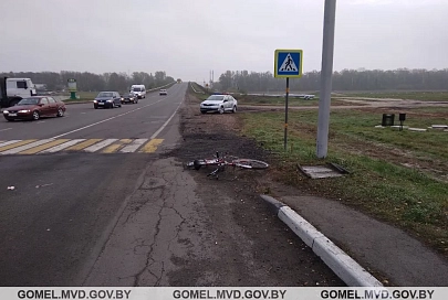 За прошедшие сутки в Гомельской области произошло 2 ДТП, 1 человек погиб