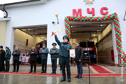 В Петрикове появилось новое пожарное депо