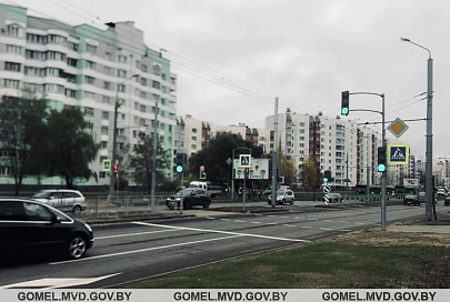 В Гомеле на улице Мазурова установлен новый светофорный объект