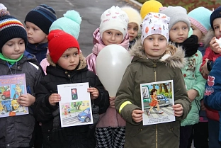 В ясли-саде №96 Гомеля появилась парковка для детского транспорта