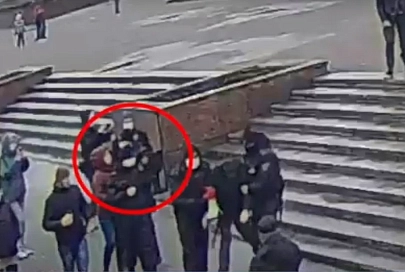 Гомельчанин во время несанкционированного массового мероприятия ударил милиционера по руке