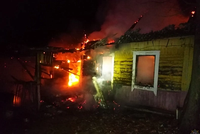 Cмертельный пожар в Жлобинском районе унес жизни двух человек