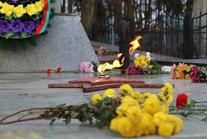77 лет под мирным небом. В Хойниках состоялся митинг-реквием "Далекому мужеству память храним"