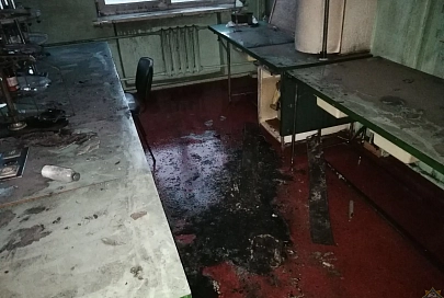 В Хойниках горела аптека: эвакуировано 15 человек