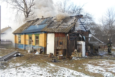 На пожаре в Жлобинском районе сосед спас 77-летнюю пенсионерку
