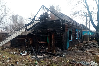 В Октябрьском районе при пожаре погиб мужчина