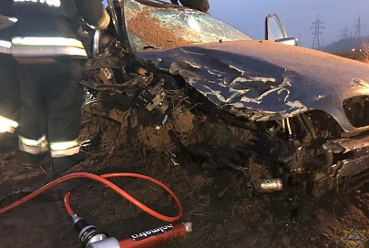 В Мозыре спасатели деблокировали пострадавших при ДТП
