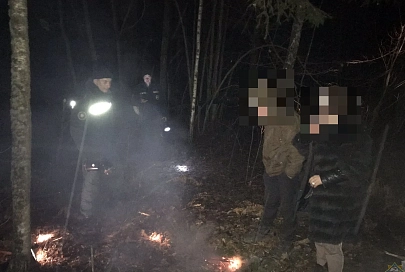 В Добрушском районе в лесу потерялись двое человек. Их нашли спасатели