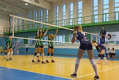 Волейболистки "Жемчужины Полесья" обыграли "Коммунальник-ГрГУ" в матче чемпионата Беларуси