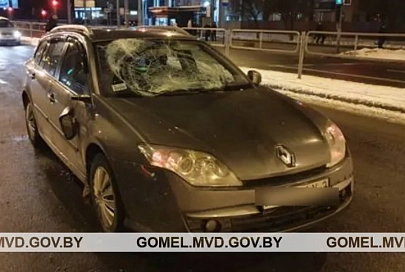 В Гомеле водитель сбил инвалида по зрению, который переходил дорогу на красный свет
