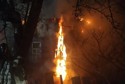 В Речицком районе на пожаре погиб мужчина