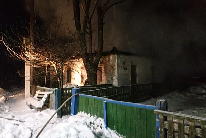В Наровлянском районе на пожаре погиб хозяин дома