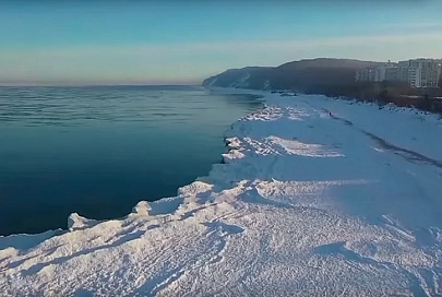 Опубликовано фото замерзшего Балтийского моря
