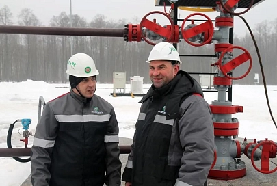 Что-то новенькое. Самый большой нефтяной куст скважин Беларуси находится в Речицком районе