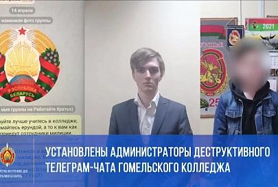 Установлены администраторы деструктивного телеграм-чата гомельского колледжа