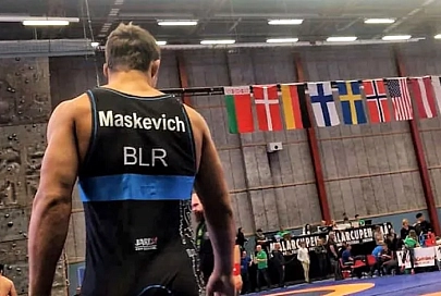 Белорус Кирилл Маскевич выиграл серебряную медаль ЧЕ по борьбе в Польше
